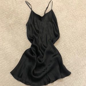 Vintage Silk Tie Up Back Slip